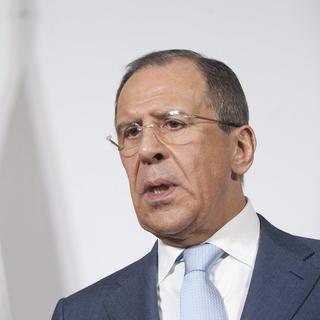 Le ministre russe des Affaires étrangères Sergueï Lavrov va se rendre à Genève pour participer aux négociations sur le nucléaire iranien [Keystone - Sandro Campardo]