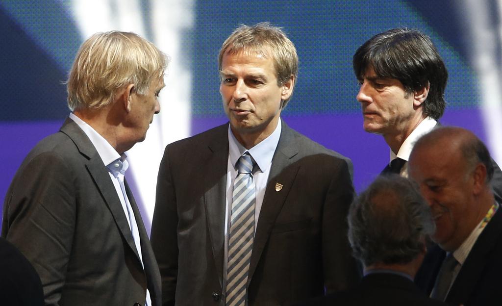 Klinsmann (au centre) et Löw (à droite) auront l'occasion de se retrouver au Brésil. [SILVIA IZQUIERDO]