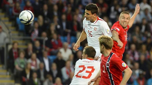 Fabian Schär n'a laissé aucune chance au gardien norvégien sur ses deux buts. [Laurent Gilliéron]