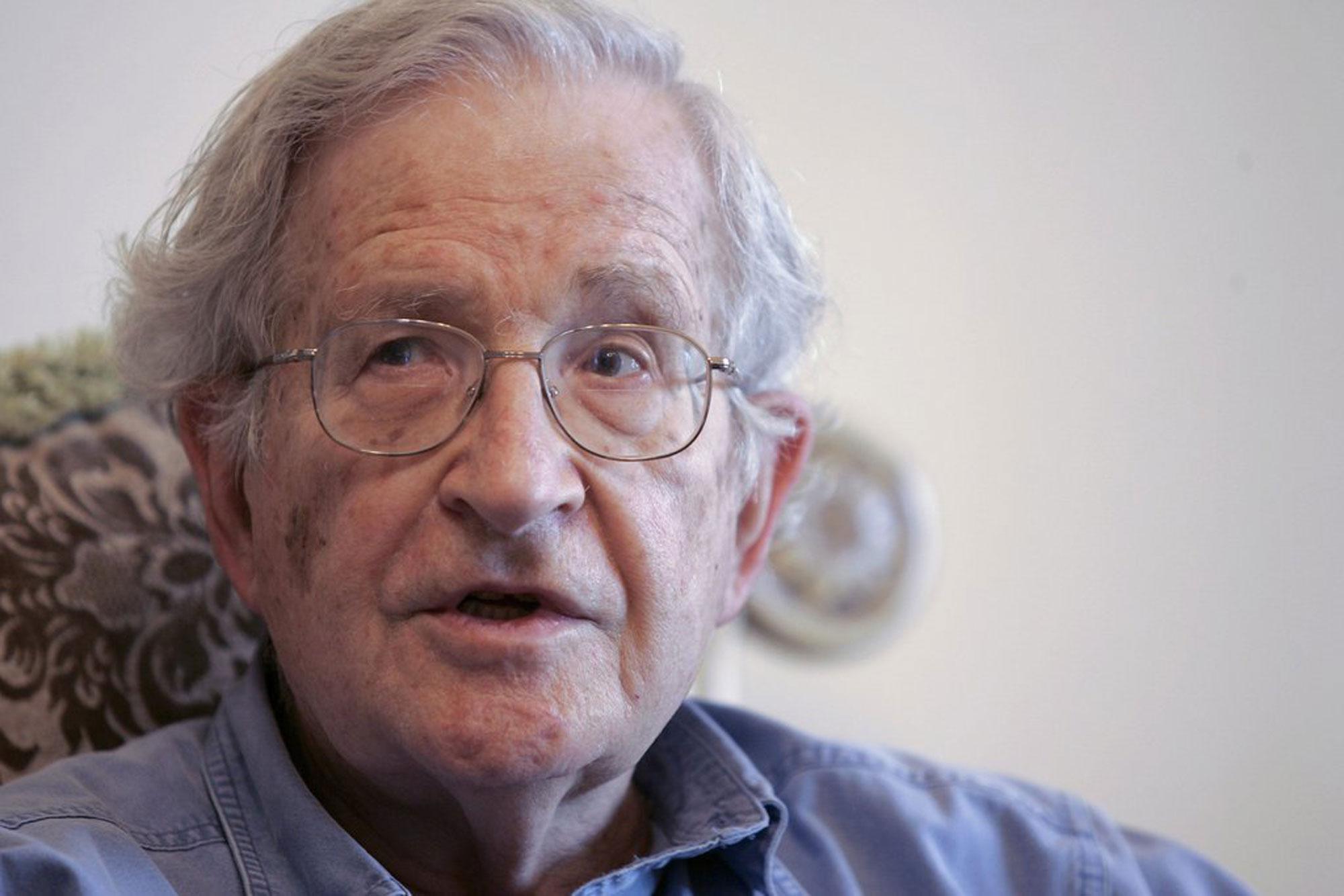 Le philosophe et linguiste Noam Chomsky. [Nader Daoud]