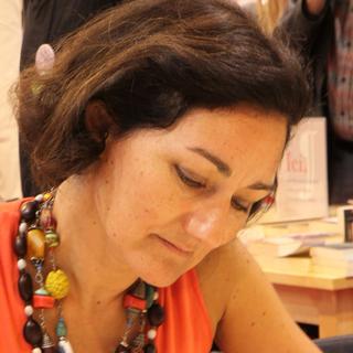 Alice Ferney au Salon du Livre de Paris en 2010. [CC-BY-SA - Thesupermat]
