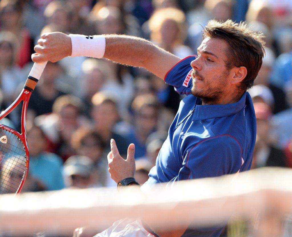 Stanislas Wawrinka affrontera Richard Gasquet en 8es de finale. [KEYSTONE - Caroline Blumberg]