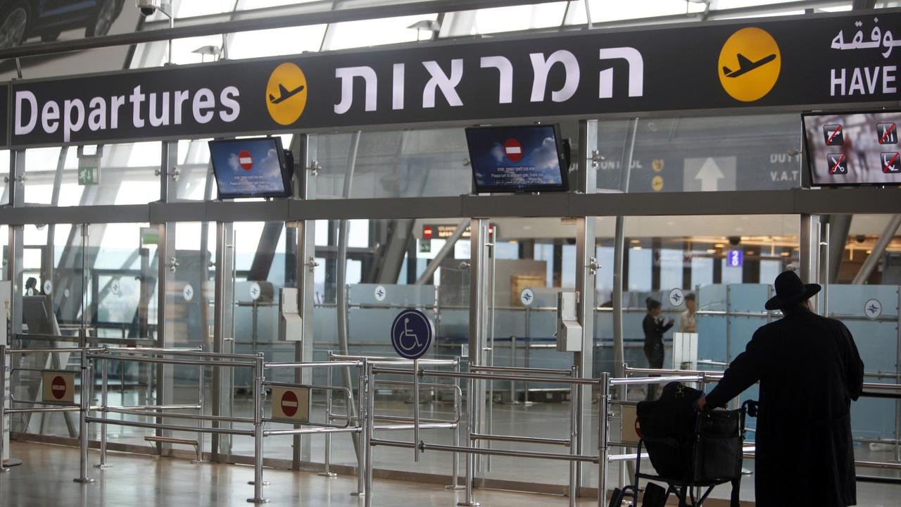 L'aéroport de Tel-Aviv, Israël. [Nir Elias]