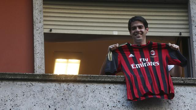 Kaka, de retour au Milan AC, avait été transféré au Real en 2009 pour 65 millions d'euros. [Luca Bruno]