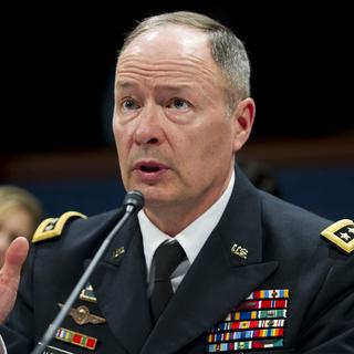 Le général Keith Alexander lors de son audition devant une commission du Congrès américain, 18.06.2013. [Saul Loeb]