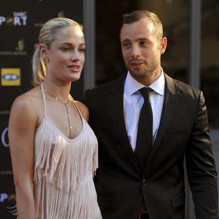 Reeva Steenkamp et Oscar Pistorius étaient en couple depuis un an. [Lucky Nxumalo-Citypress]