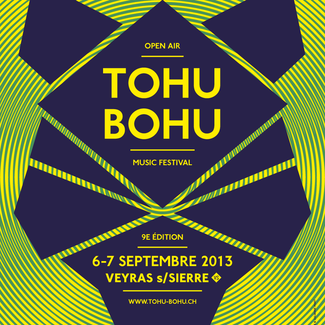 L'affiche du Tohu Bohu 2013. [tohu-bohu.ch]
