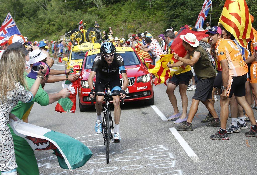 Froome a mis le feu à l'étape. Les autres favoris n'ont pas suivi... [GUILLAUME HORCAJUELO]