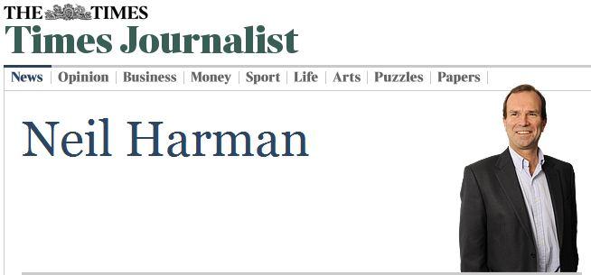Neil Harman est le correspondant du Times depuis 2002. [thetimes.co.uk]