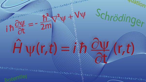L'équation de Schrödinger, équation fondamentale en physique quantique. [Fotolia - Pro Web Design]