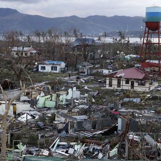 Le typhon d'une rare violence s'est abattu le 8 novembre 2013 sur les Philippines. [Erik De Castro]