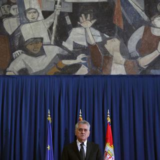 Le président serbe, Tomislav Nikolic. [Darko Vojinovic]
