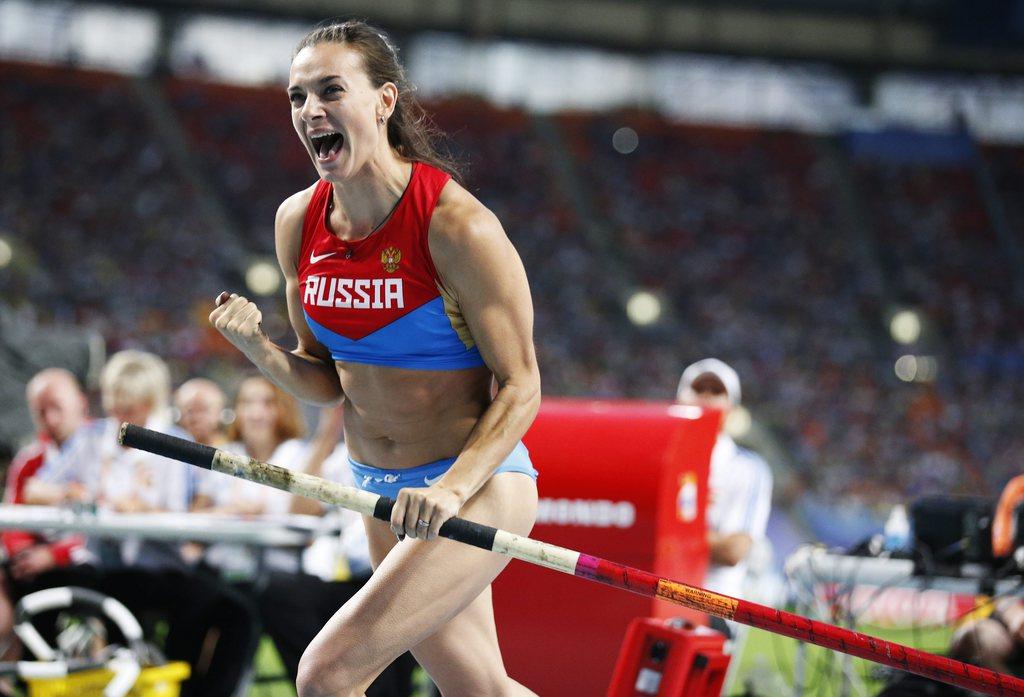 Yelena Isinbayeva, celle que tous les Russes attendaient, n'a pas failli à sa mission. [Kerim Okten]