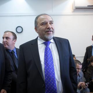 L'ancien ministre israélien des Affaires étrangères Avigdor Lieberman est de retour au gouvernement. [EPA/Keystone - Emil Salman]