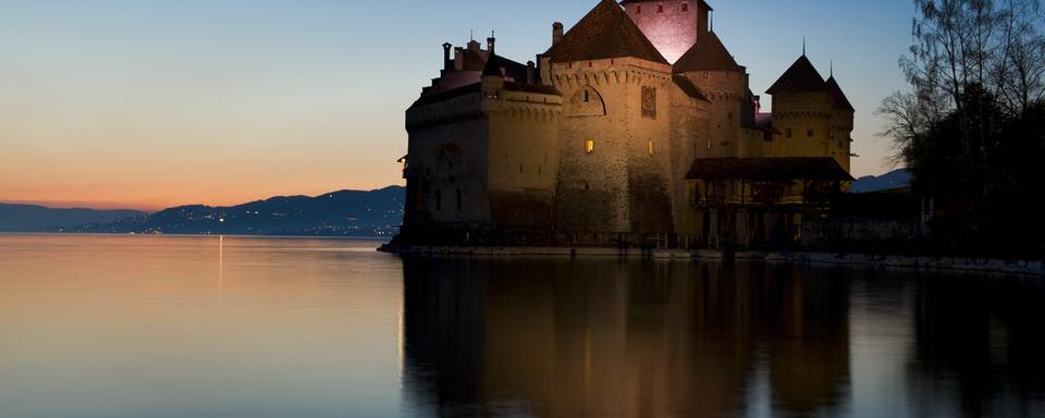 Le château de Chillon (VD) a attiré près de 350'000 visiteurs l'an dernier. [Jean-Christophe Bott]