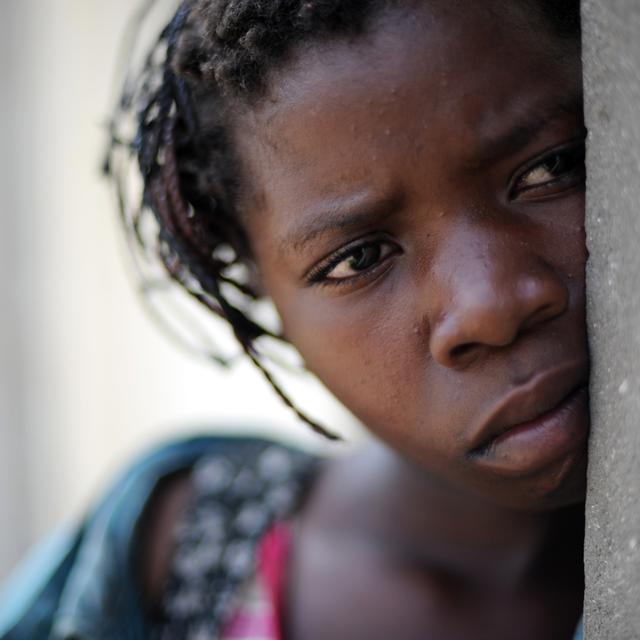 Une jeune victime de viols à Goma, en République démocratique du Congo. [Roberto Schmidt]