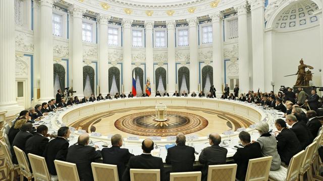 La séance de préparation des ministres pour le G20 a débuté ce vendredi à Moscou. La Suisse y est invitée pour la première fois. [Yuri Kochetkov]