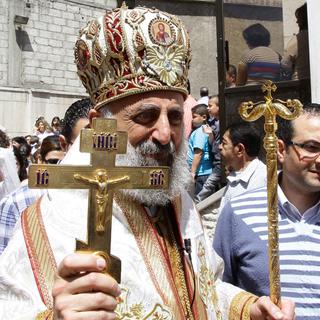 Les orthodoxes syriens ont célébré la Pâque ce week-end (ici à Damas). [Louai Beshara]