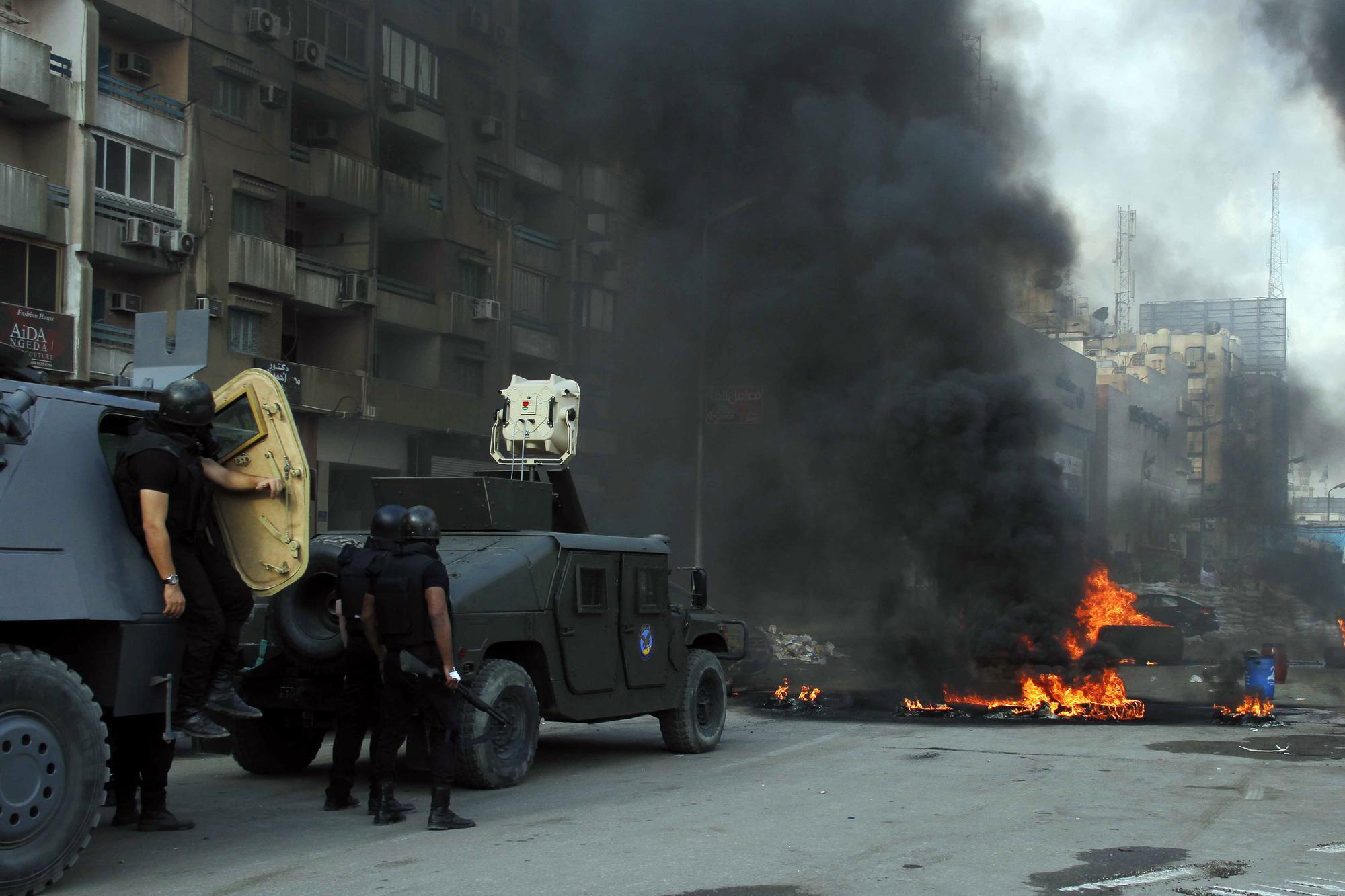 Egypte caire feu manifestation [AFP - STR]