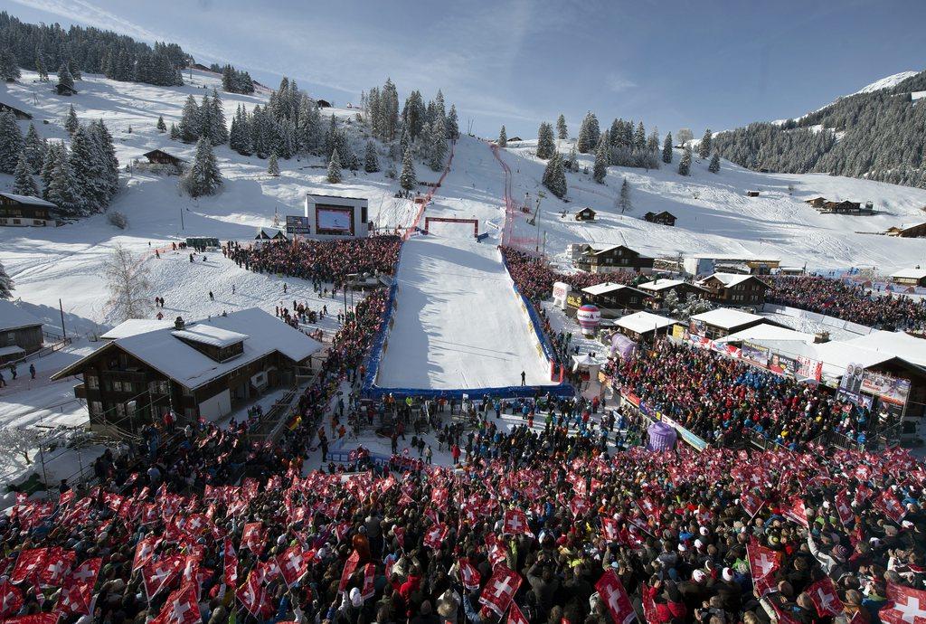 Plus de 20'000 spectateurs ont assisté au géant oberlandais. [KEYSTONE - Peter Schneider]