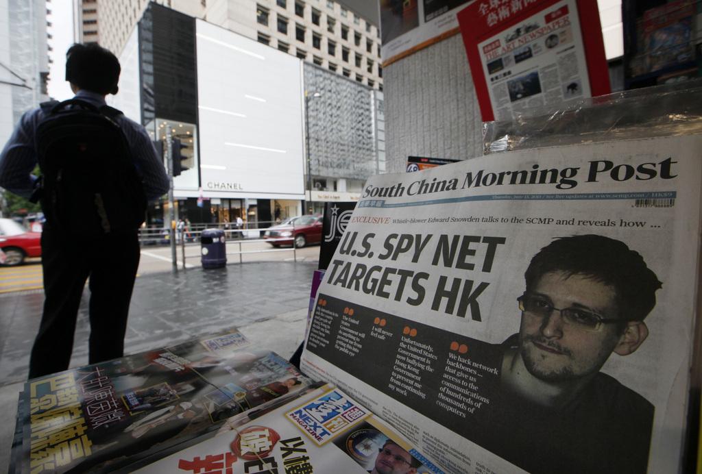 Le South China Morning Post a révélé les détails de l'espionnage américain en Chine. [KEYSTONE - AP Photo/Kin Cheung]