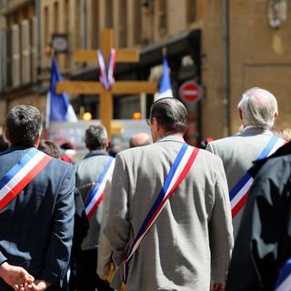 Quelque 12'000 maires sont rassemblés alors que la France est plongée dans la morosité. [Johanna Leguerre]
