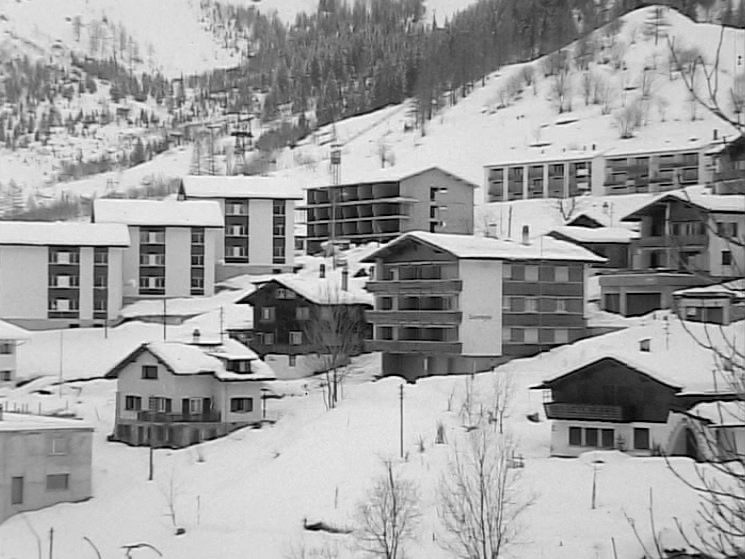 Loèche-les-Bains en 1969. [RTS]