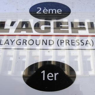 Le logo du journal économique "L'Agefi", intéressé à racheter "Le Temps". [Keystone - Laurent Gilliéron]