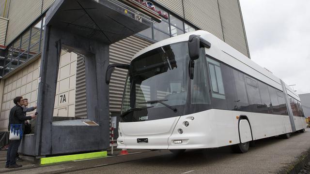Un bus 100% électrique ne nécessitant aucune ligne de contact sera mis en service à Genève. [Salvatore Di Nolfi]