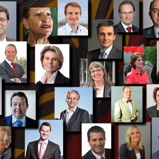 Les 29 candidats en lice à Genève.