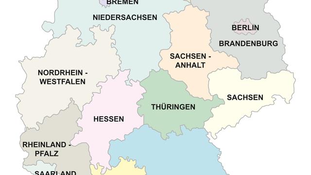 Carte de l'Allemagne [© marog pixcells]