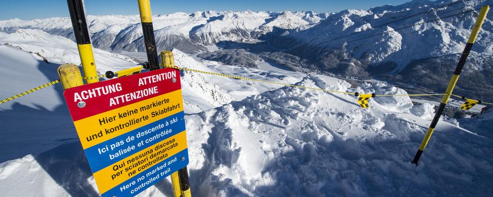 Le danger d'avalanche est très important actuellement dans les Alpes. [Giancarlo Cattaneo]