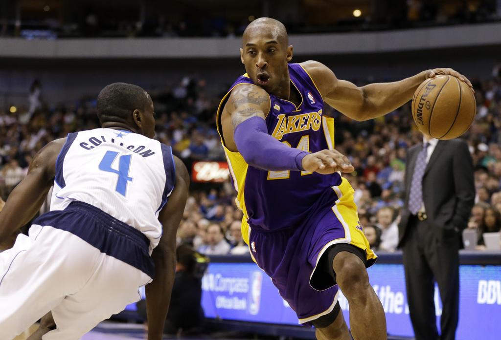 Kobe Bryant a dépassé les 31'000 points. [KEYSTONE - Tony Gutierrez]