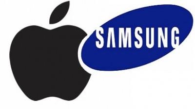 Le duel entre Samsung et Apple est loin d'être terminé. [Logos officiels]