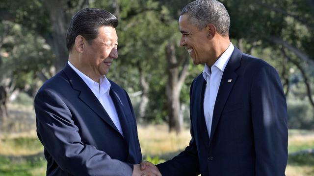 Le président chinois Xi Jinping et son homologue américain Barack Obama se sont rencontrés vendredi soir près de Los Angeles, aux Etats-Unis. [Jewel Samad]