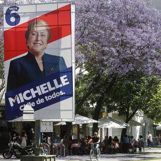 Michelle Bachelet est favorite des élections présidentielles au Chili. [Felipe Trueba]