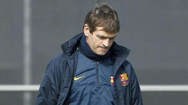 Vilanova doit s'avouer vaincu devant la maladie. [Andreu Dalmau]