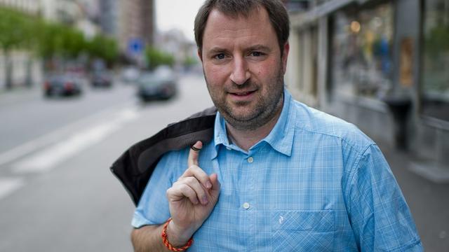 Frédéric Hainard, ex-conseiller d'Etat neuchâtelois. [Keystone - Jean-Christophe Bott]