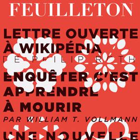 Couverture de la revue "Feuilleton" de janvier 2013.