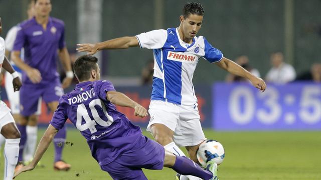 Nassim Ben Khalifa a fait un excellent match face à la Viola. [Salvatore Di Nolfi]