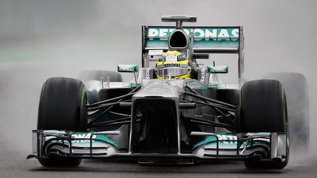 Rosberg s'est montré à l'aise sous la pluie brésilienne. [ANDRE PENNER]