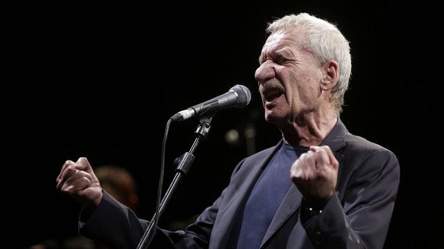 Paolo Conte lors d'un concert à Vienne, en Autriche, le 24 juin 2013. [Georg Hochmuth]