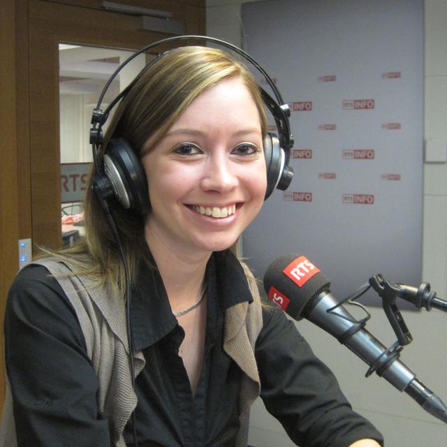 Johanna Gapany, vice-présidente des Jeunes PLR suisses. [Cyril Delemer]