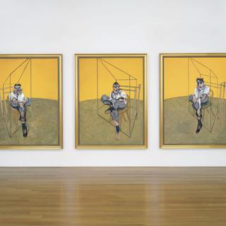 L'oeuvre "Trois études de Lucian Freud" du peintre Francis Bacon, estimée à 85 millions de dollars, a été vendue en novembre 2013 à New York pour 142,4 millions de dollars. [EPA - Christie's' handout - Keystone]