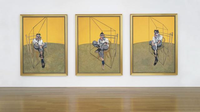 L'oeuvre "Trois études de Lucian Freud" du peintre Francis Bacon, estimée à 85 millions de dollars, a été vendue en novembre 2013 à New York pour 142,4 millions de dollars. [EPA - Christie's' handout - Keystone]