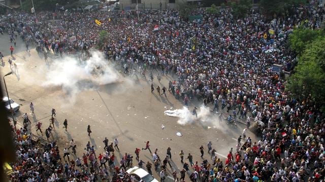 Des manifestations meurtrières ont eu lieu en Egypte. [Ahmed Gamel]