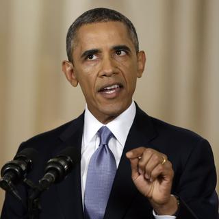 Barack Obama fait un geste en direction de l'option diplomatique. [Evan Vucci]