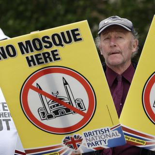 Des manifestations s'étaient tenues à Londres à la suite du meurtre d'un soldat britannique, au nom de l'islam selon les deux assassins présumés.