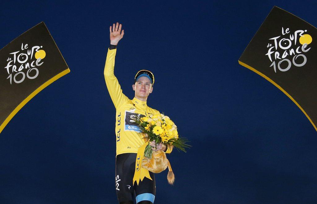 Chris Froome. Une centième rugissante... [IAN LANGSDON]