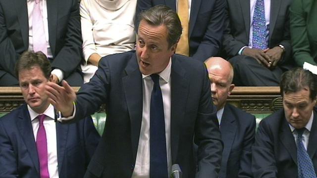 Le Premier ministre britannique David Cameron a reconnu devant les députés qu'"il n'y a pas 100% de certitude" sur la responsabilité de l'attaque chimique près de Damas. [PA]